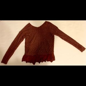 Cute Dark Rose Altar’d State Sweater!